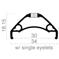 Rodi Wielset 29 Tryp 30 con el eje elegante de Boost 15x110 y 12x148 6 puss Monte de disco de freno 8 9 10 11 Velocidad Negro