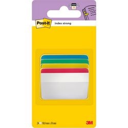 Index strong 686f-1 post-it 50,8x38mm blu giallo verde rosso per raccoglitori