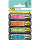 Flecha index post-it 684-arr4 12mm surtido neón escribible removible 96 hojas