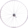 Ruota posteriore Shimano 28 x 1 4 mozzo freno in alluminio argento