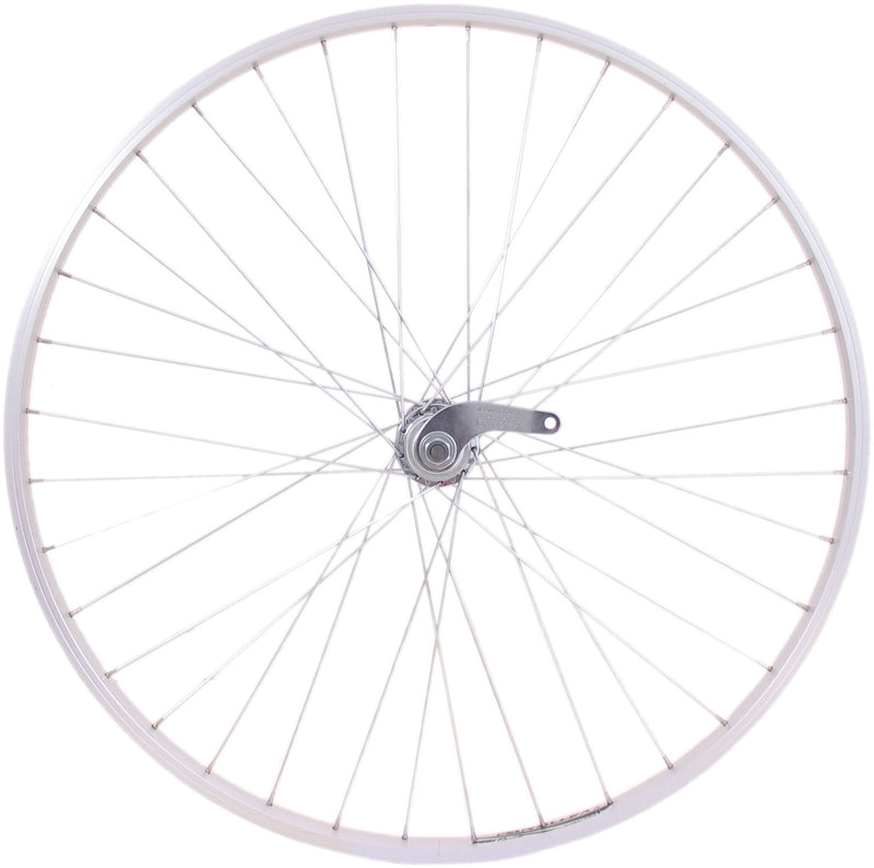 Ruota posteriore 28 x 1 4 mozzo freno in alluminio argento