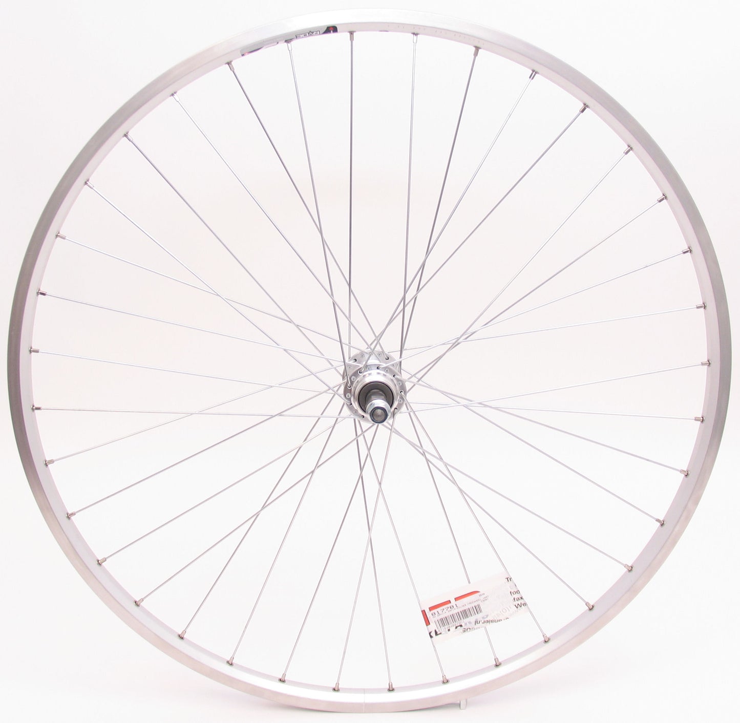 Rueda trasera 28 x 1 4 ZAC19 Free Wheel Solid Silver