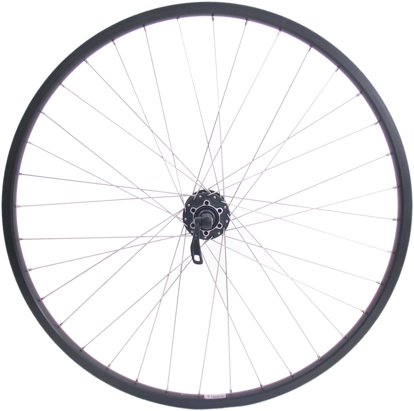 Rueda trasera Shimano 28 29 622x19c Andra 30 RIM con FH-M525 8 9 Cuble de 10 velocidades para 6 pernos Disco de freno negro