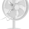 Excelente ventilador de mesa eléctrico de lujo robusto 30cm blanco