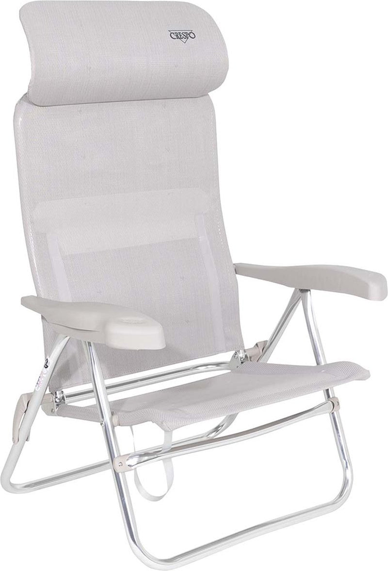 Crespo - silla de playa - al 205 - compacta - gris claro