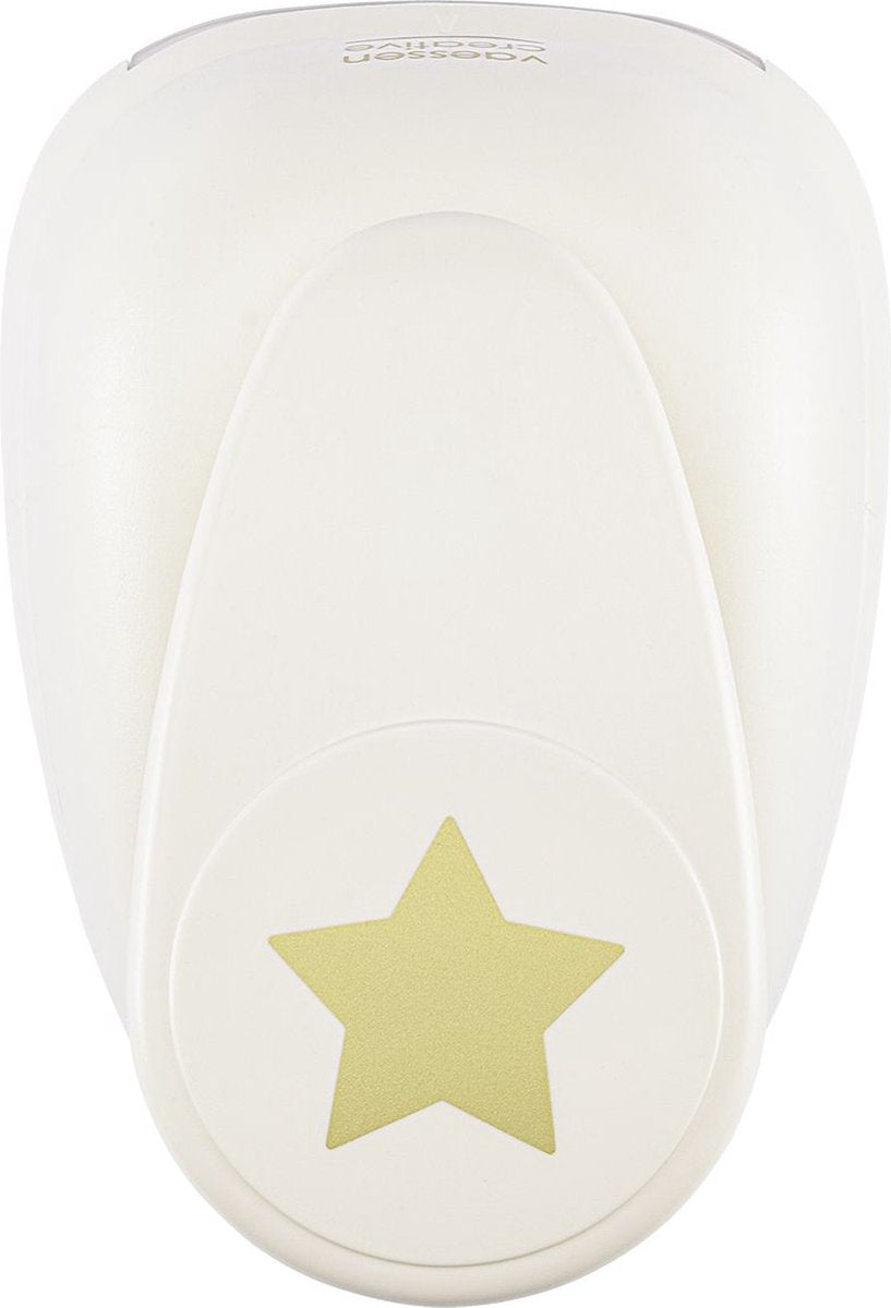 Perforadora creativa Vaessen - perforadora de figuras - estrella - 6,7 x 7,2 cm