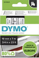 Etichette Dymo originali d1 | testo nero su etichetta trasparente | 19 mm x 7 m | etichette autoadesive per la stampante per etichette Label Manager | prodotto in Europa