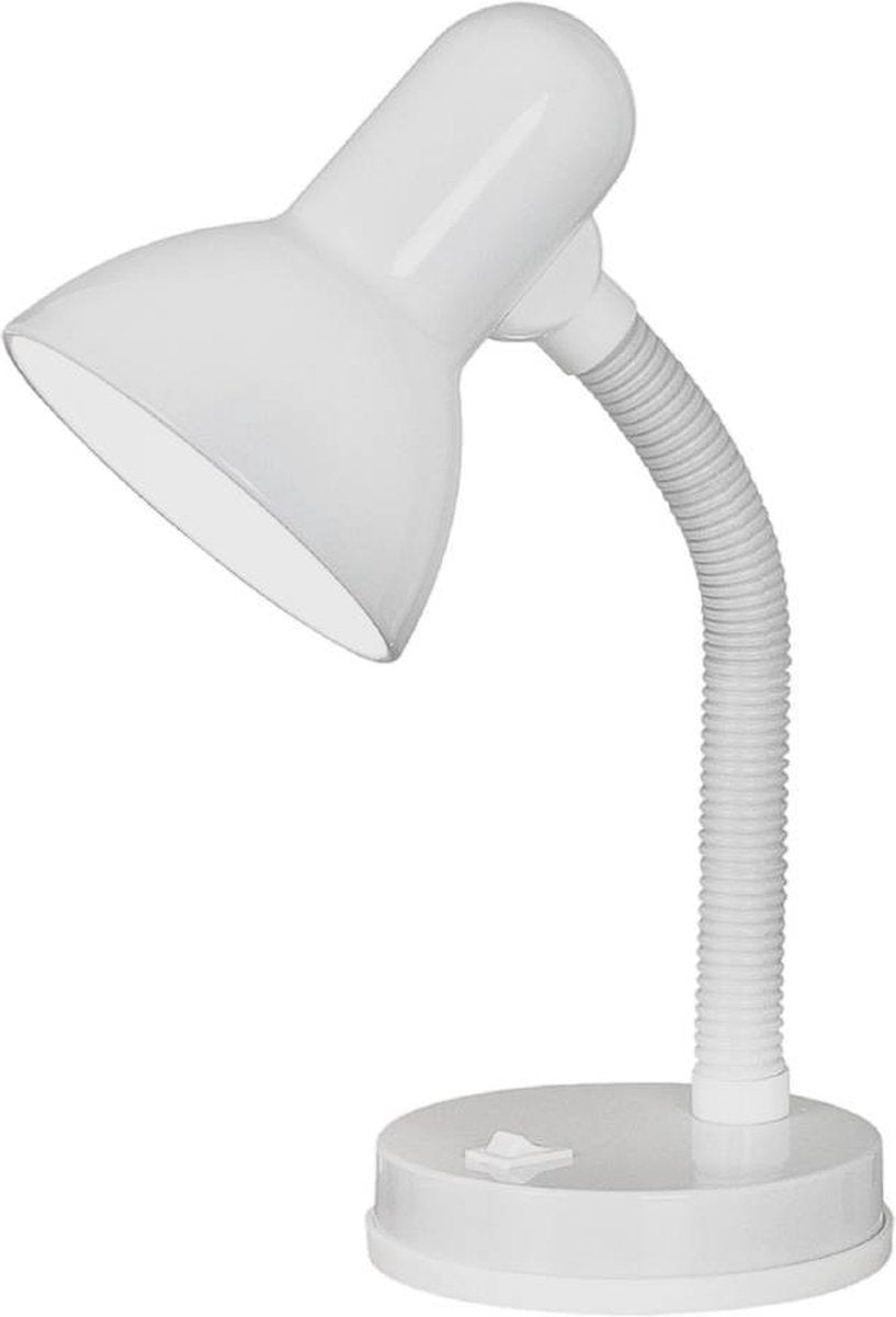 Eglo basic tafellamp bureaulamp - e27(excl) - 30 cm - wit