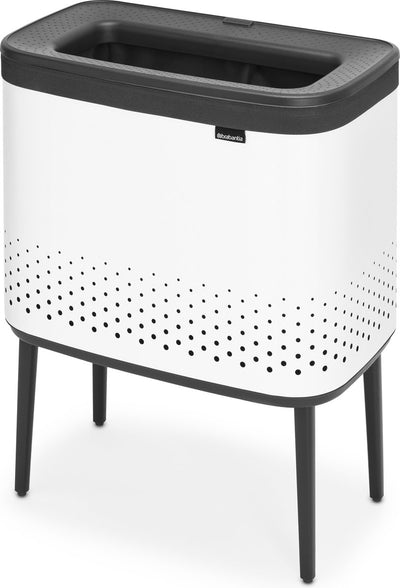 Cesto per biancheria Brabantia bo - con coperchio - 60 l - bianco