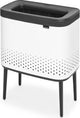 Cesto para la ropa sucia Brabantia bo - con tapa - 60 l - blanco