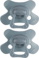 Ciuccio naturale Difrax - da 6 a 12 mesi - grigio - 2 pezzi