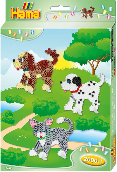 Hama String Bead Set Dogs and Cat, 2000.
