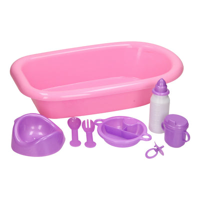 Baby Bath Purple con accessori, 8dlg.