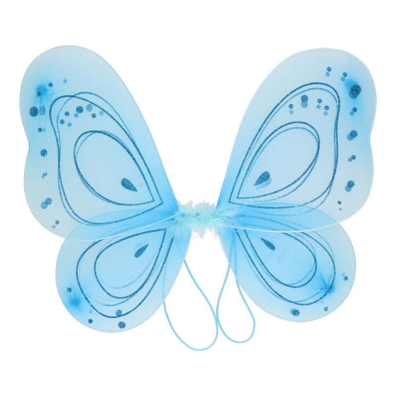Alas de mariposa azul
