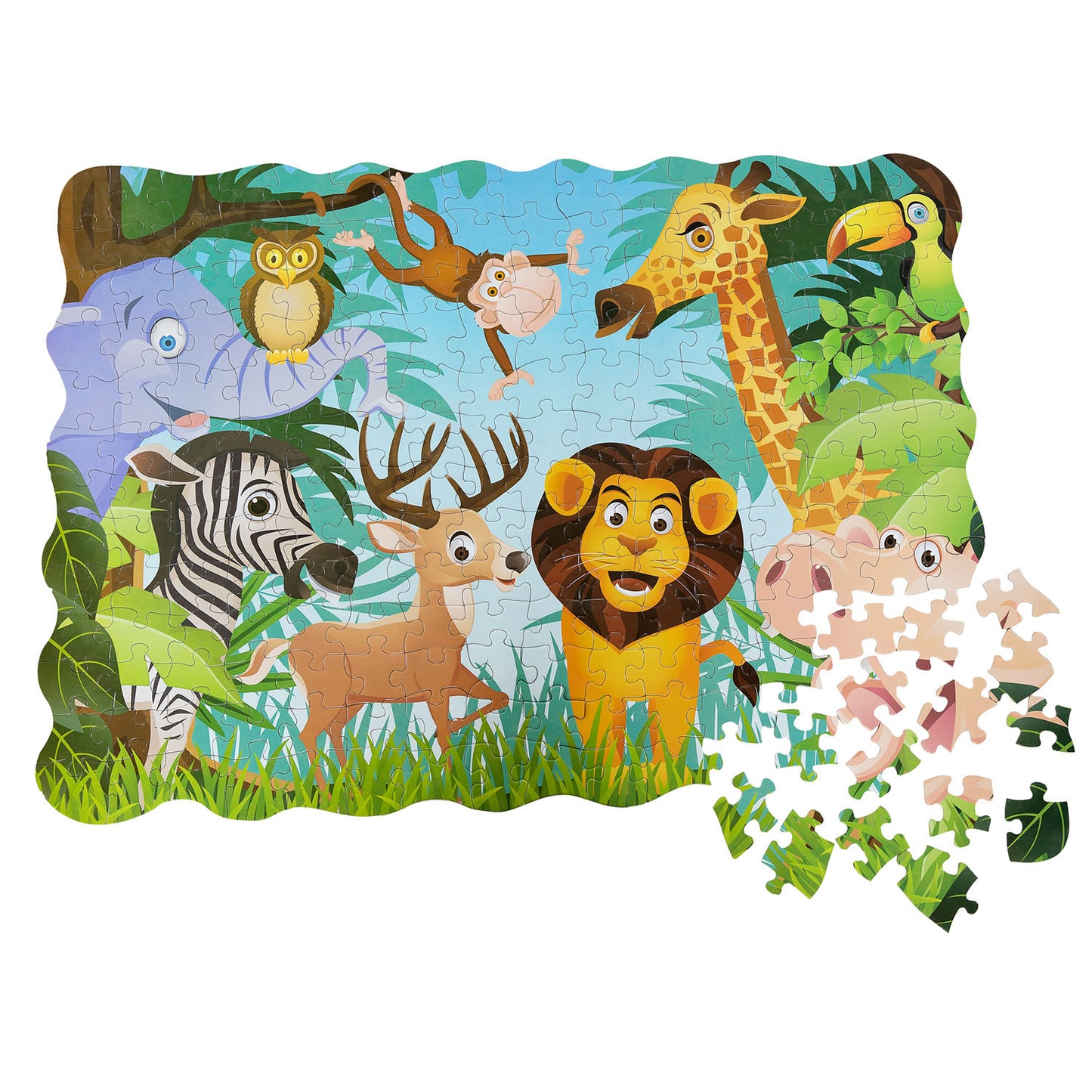 - Animali allegri puzzle puzzle XL 208st.