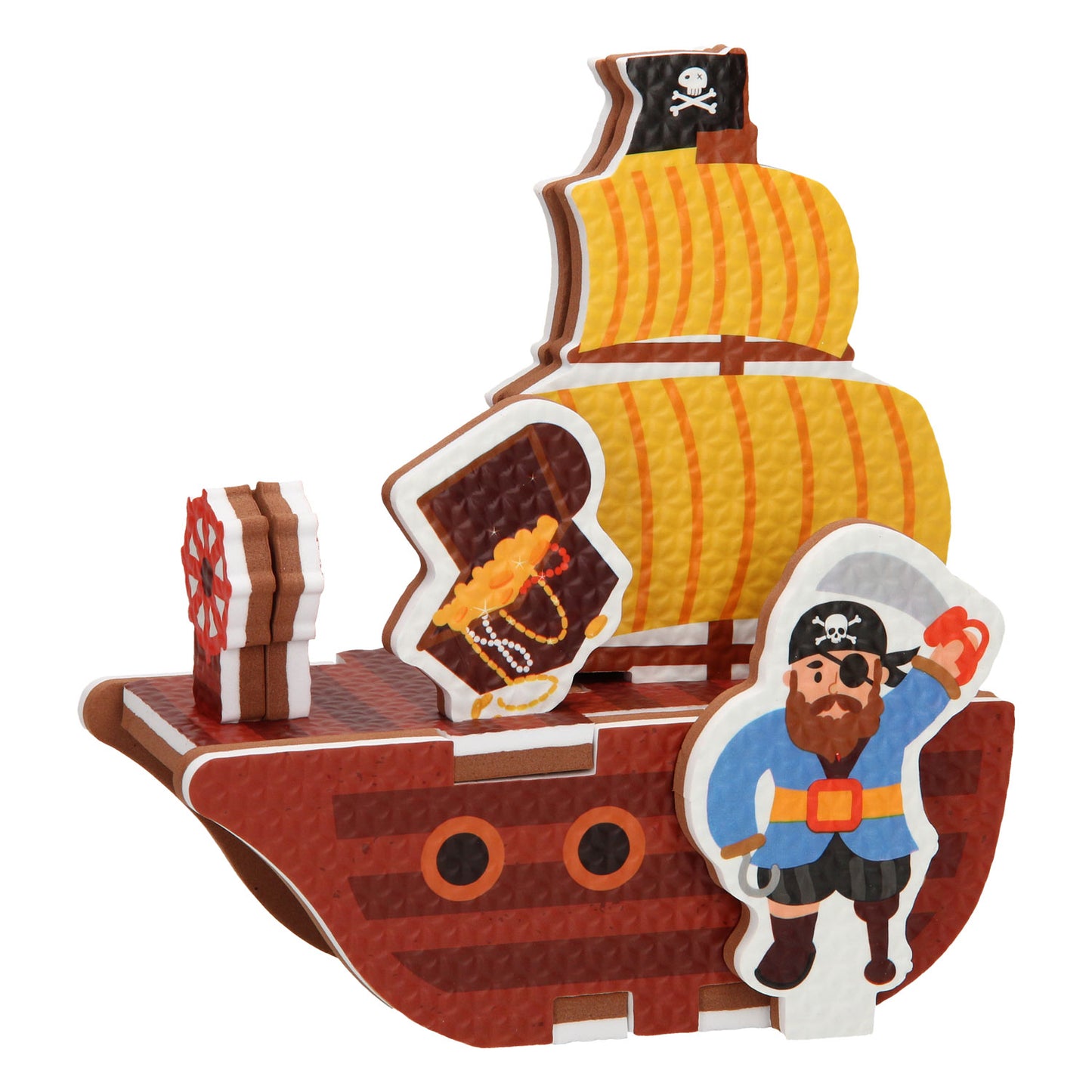 Bad schiuma piratenboot 3d