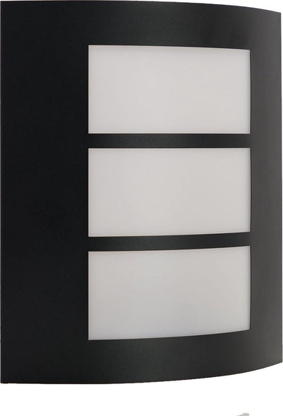 Lampada da parete da esterno Eglo rascino-e - e27 - 26 cm - bianco e nero