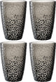 Leonardo matera longdrinkglas 340ml grijs - set 4