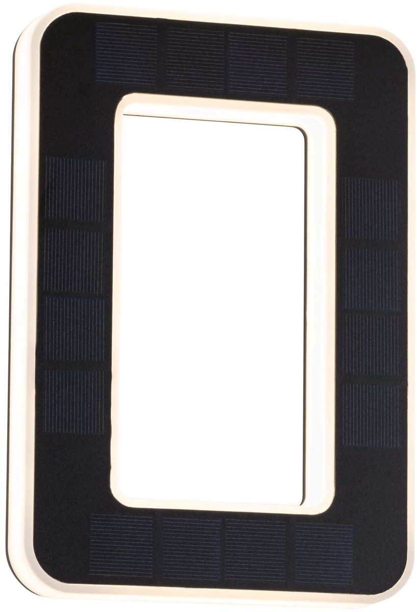 Paulmann solar led-huisnummerverlichting incl. verwisselbare accu nummer 0 ip44 3000k 6lm zwart