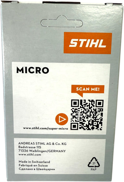 Pic accesorios stihl cadena de sierra | co micro 3 (pm3), 1 4 p, 1,1 mm, 30 cm - 36700000064