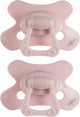 Ciuccio naturale Difrax - da 6 a 12 mesi - rosa chiaro - 2 pezzi