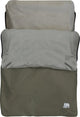 Deryan airtraveller airplane bed - travel pillow with mattress - compactly folded - brown
