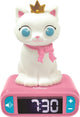 Sveglia Lexibook con luce notturna ed effetti sonori dal design gatto 3D