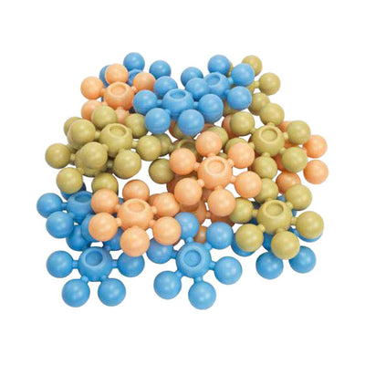 Colored star-shaped connectors - 20 pcs.