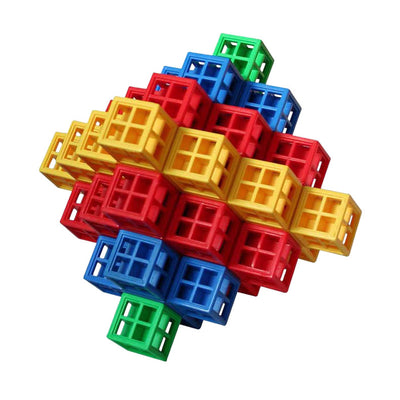 Construction set grid connecting blocks - 300 pieces