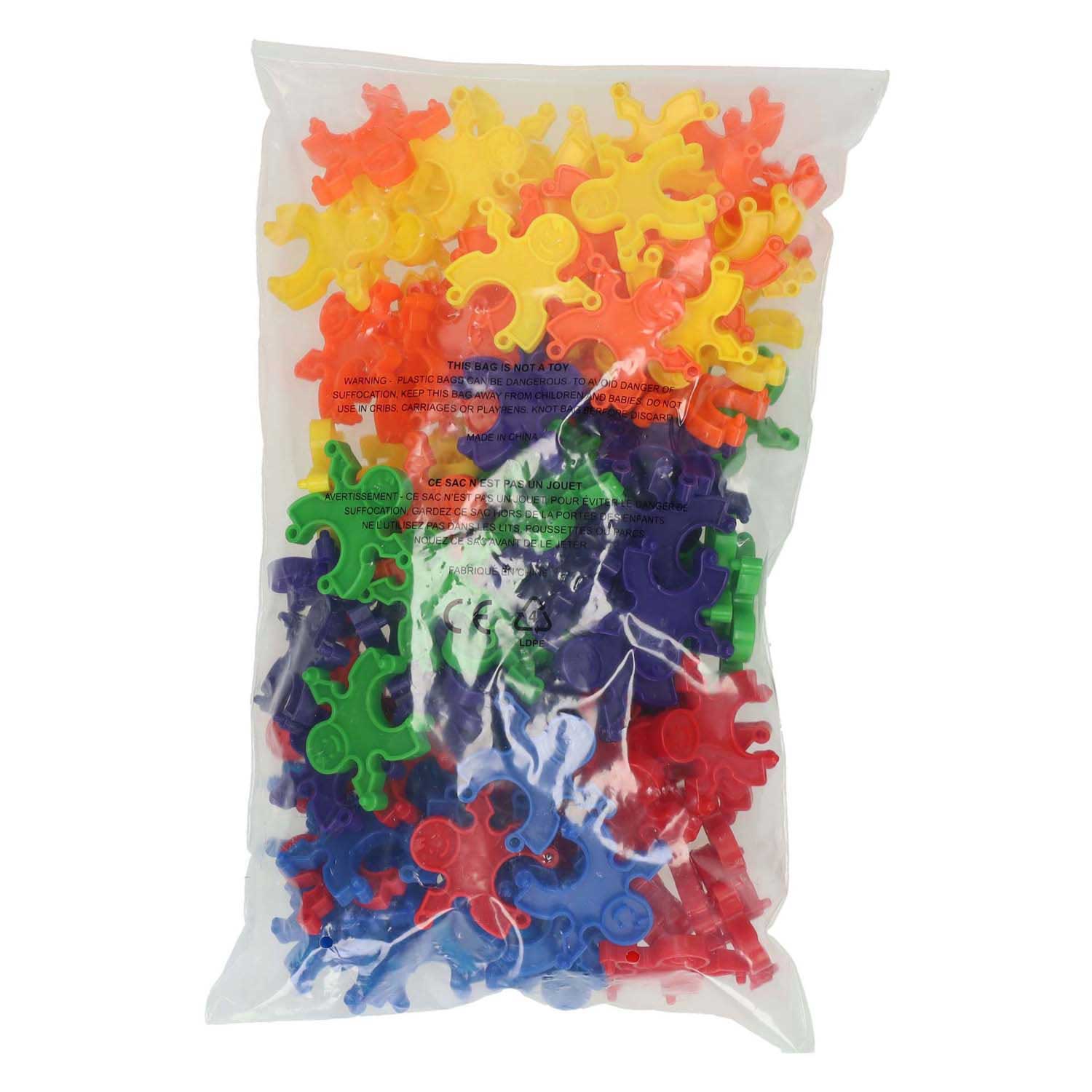 Figuras de construcción de colores - 36 uds.