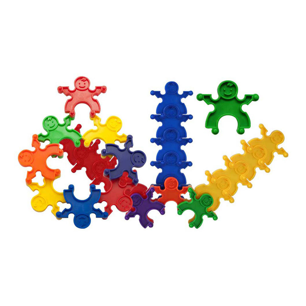 Figuras de construcción de colores - 36 uds.