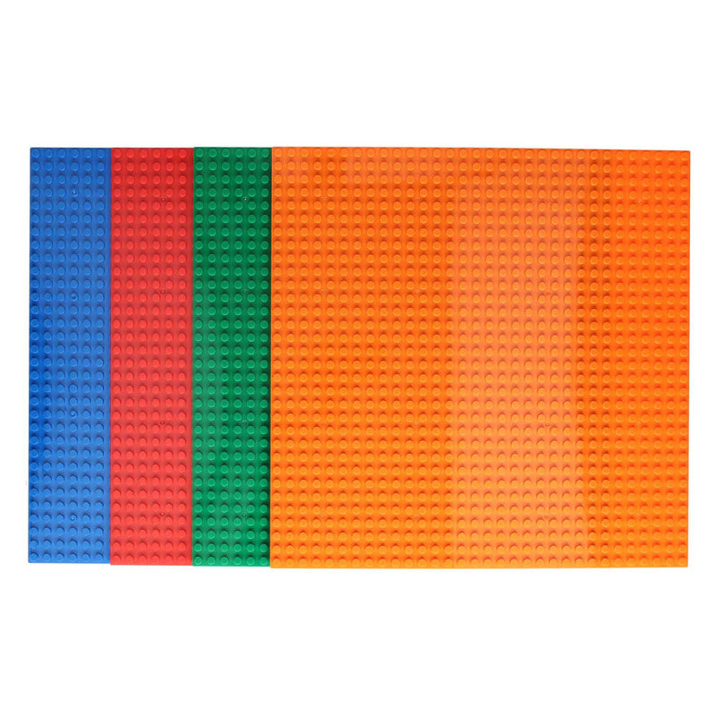 Piastra da costruzione per mini blocchi verde - 25x25 cm