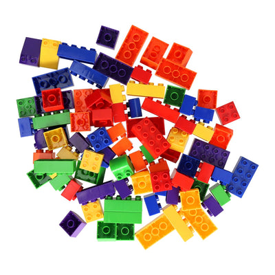 Bloques de construcción de colores - 90 uds.