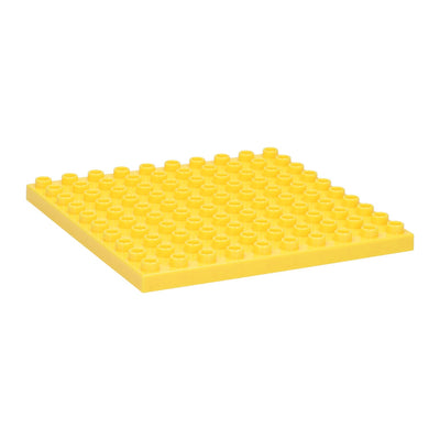 Piastra da costruzione gialla - 16x16 cm