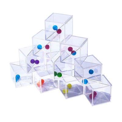 Blocchi specchio trasparenti Lobbes - 5 cm - 18 pz