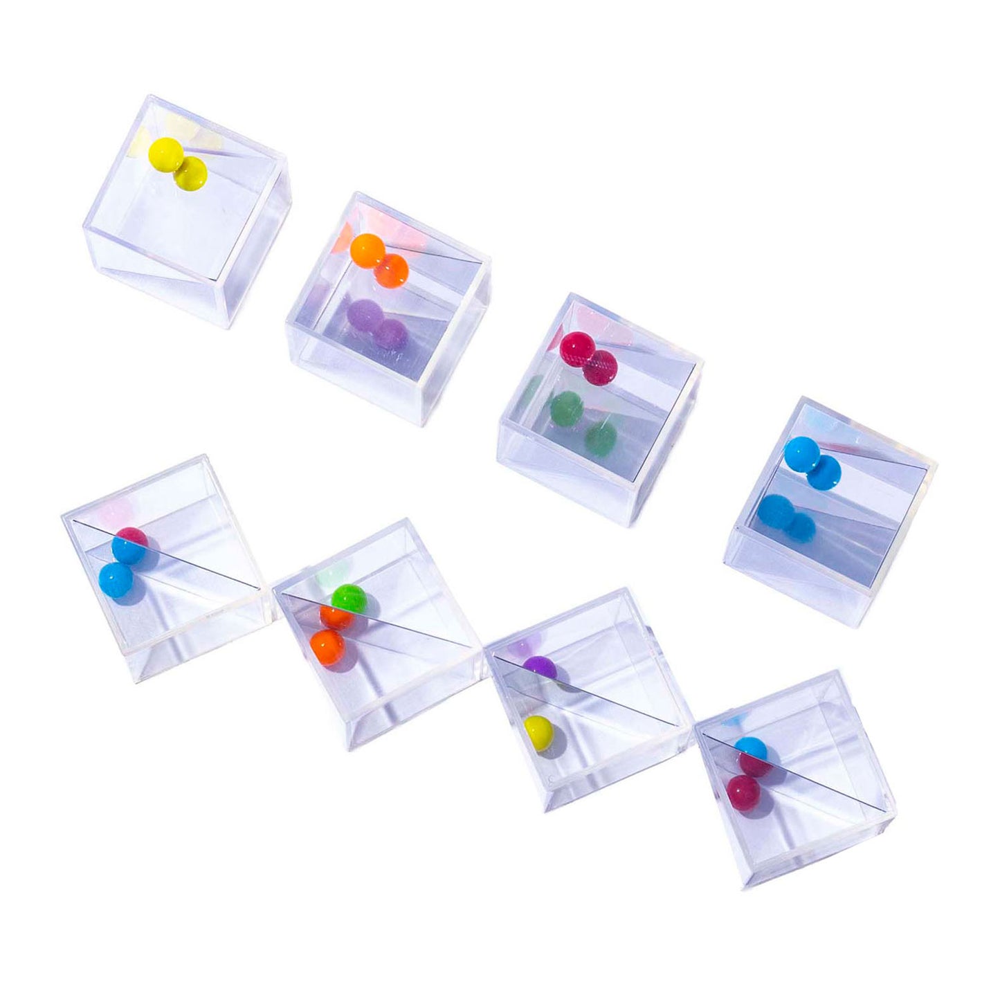Blocchi specchio trasparenti Lobbes - 5 cm - 18 pz