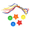 Botones de cordones apilables - 72 uds.