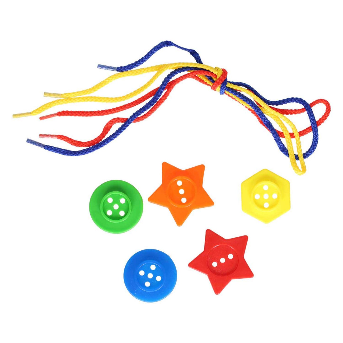 Botones de cordones apilables - 72 uds.