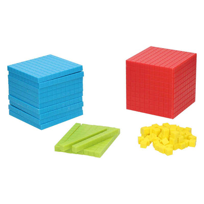Blocchi colorati Lobbes con scatola portaoggetti - 121 pz