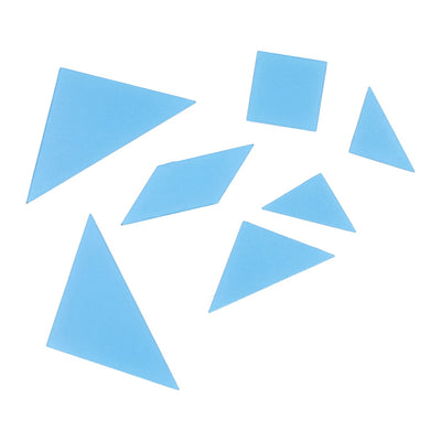 Transparante tangrams - 168dlg
