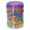 Figuras de conchas transparentes - 72 piezas