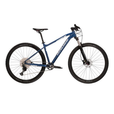 Bicicleta de montaña Kross nivel 5.0 mtb - 29 pulgadas - cuadro xl (20 pulgadas) - azul plata brillo