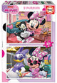 Educa puzzel minnie - 2x20 stukjes roze kinderpuzzel tief.
