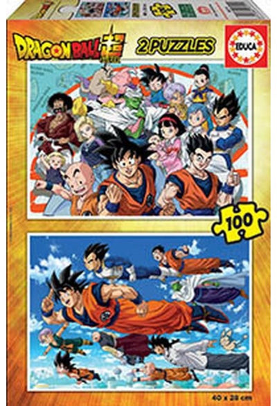 Educa - rompecabezas dragon ball - 2 x 100 piezas