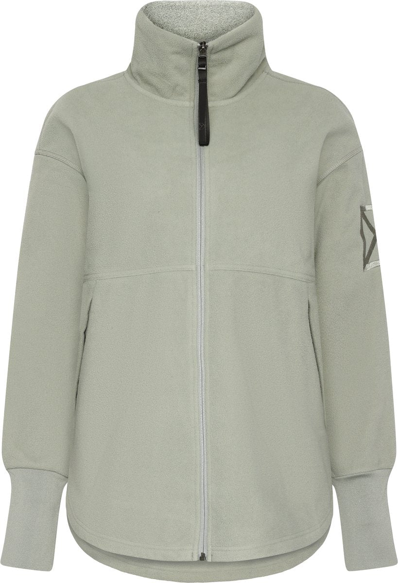 Didriksons Ronja Wns giacca outdoor da donna con zip intera - foglia wiled