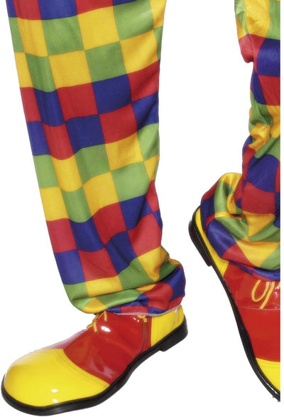Zapatos payasos Smiffys rojo amarillo - zapatos oversize