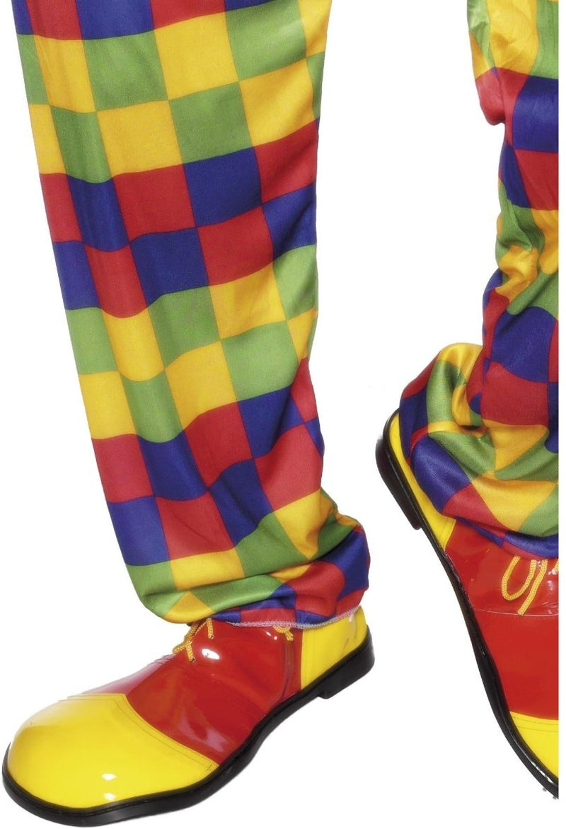Zapatos payasos Smiffys rojo amarillo - zapatos oversize