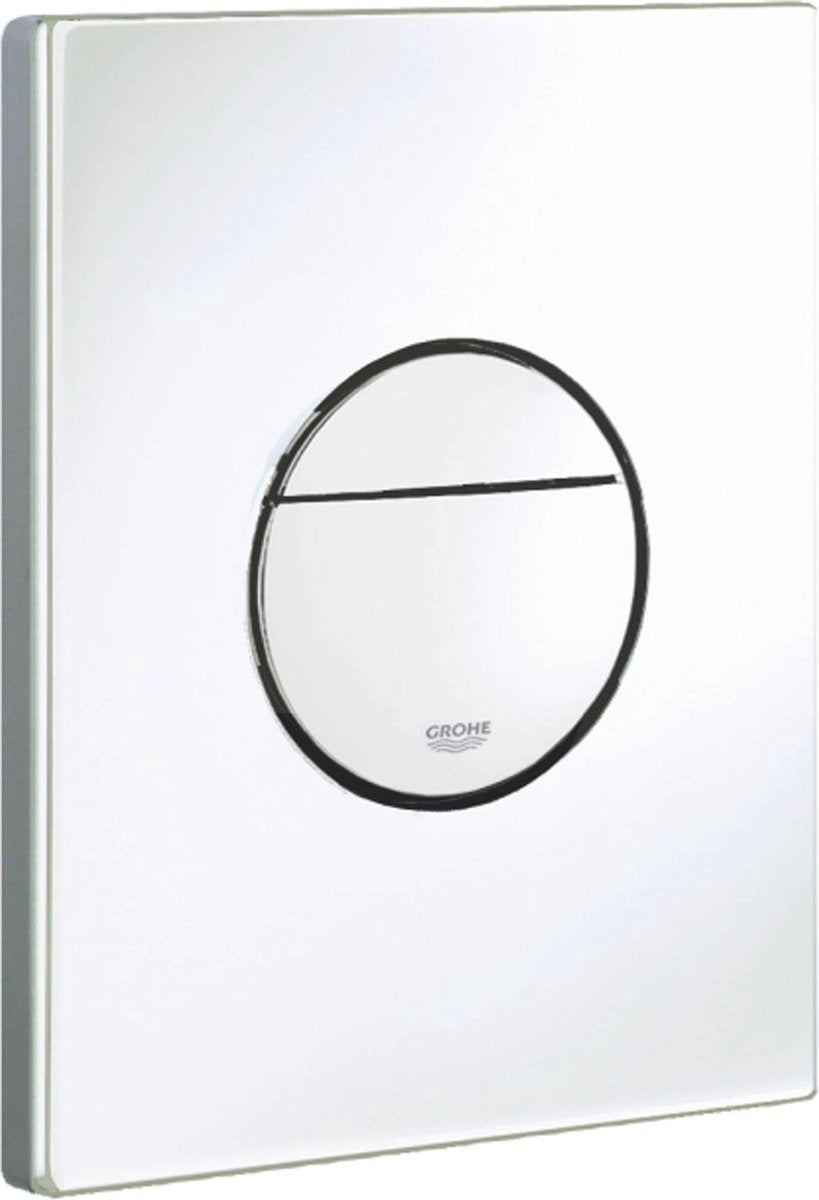 Inodoro con panel de control Grohe nova cosmopolitan - doble descarga - plástico - blanco alpino
