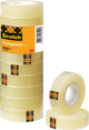 Nastro Scotch ® per usi generali, trasparente, torre, 15 mm x 33 m, torre da 10 rotoli