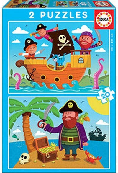 Educa - puzzle - 2 x 20 pieces - pirates